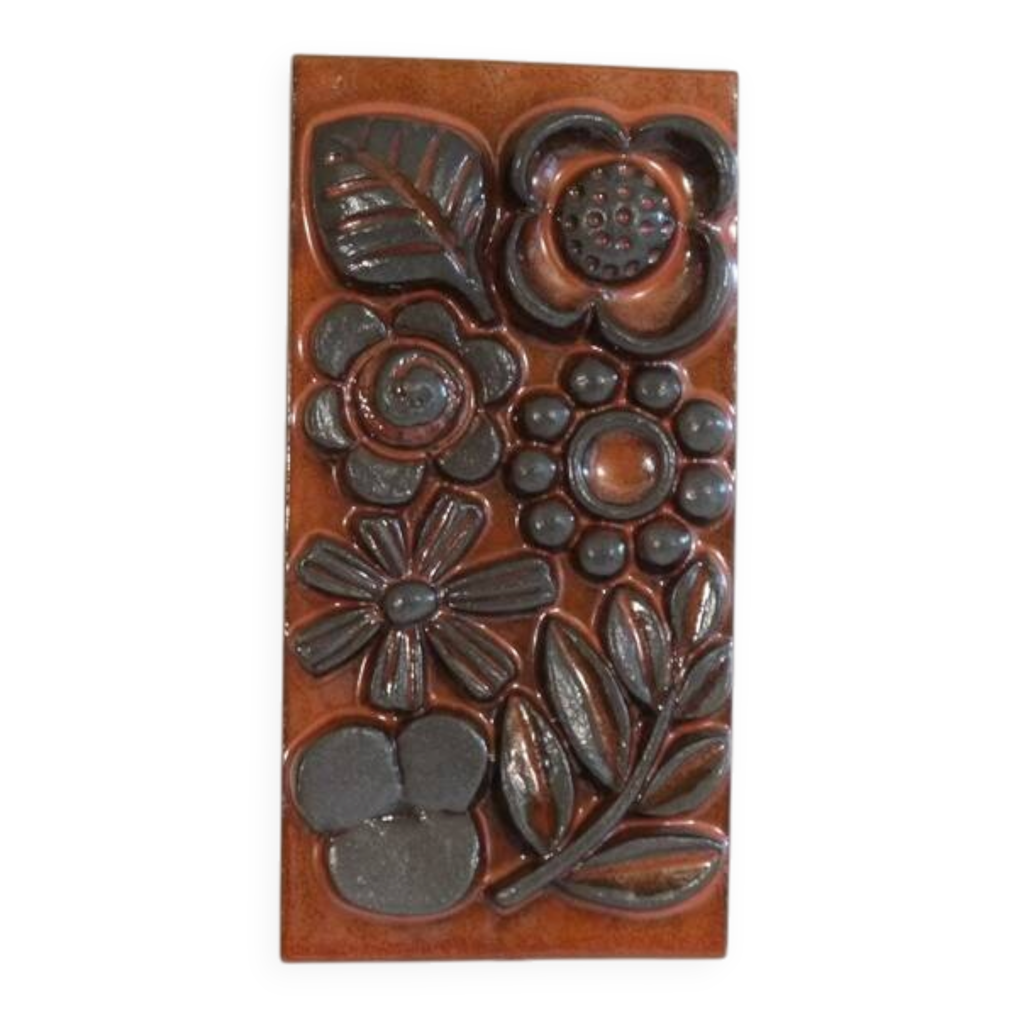 Plaque en ceramique de Berit Ternell, Suede 1960