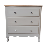 Wood and clay chest of drawers