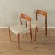 Model 77 dining chairs, Niels O. Møller