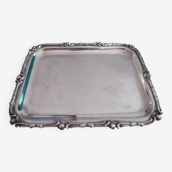 Christofle Art Nouveau silver metal tray