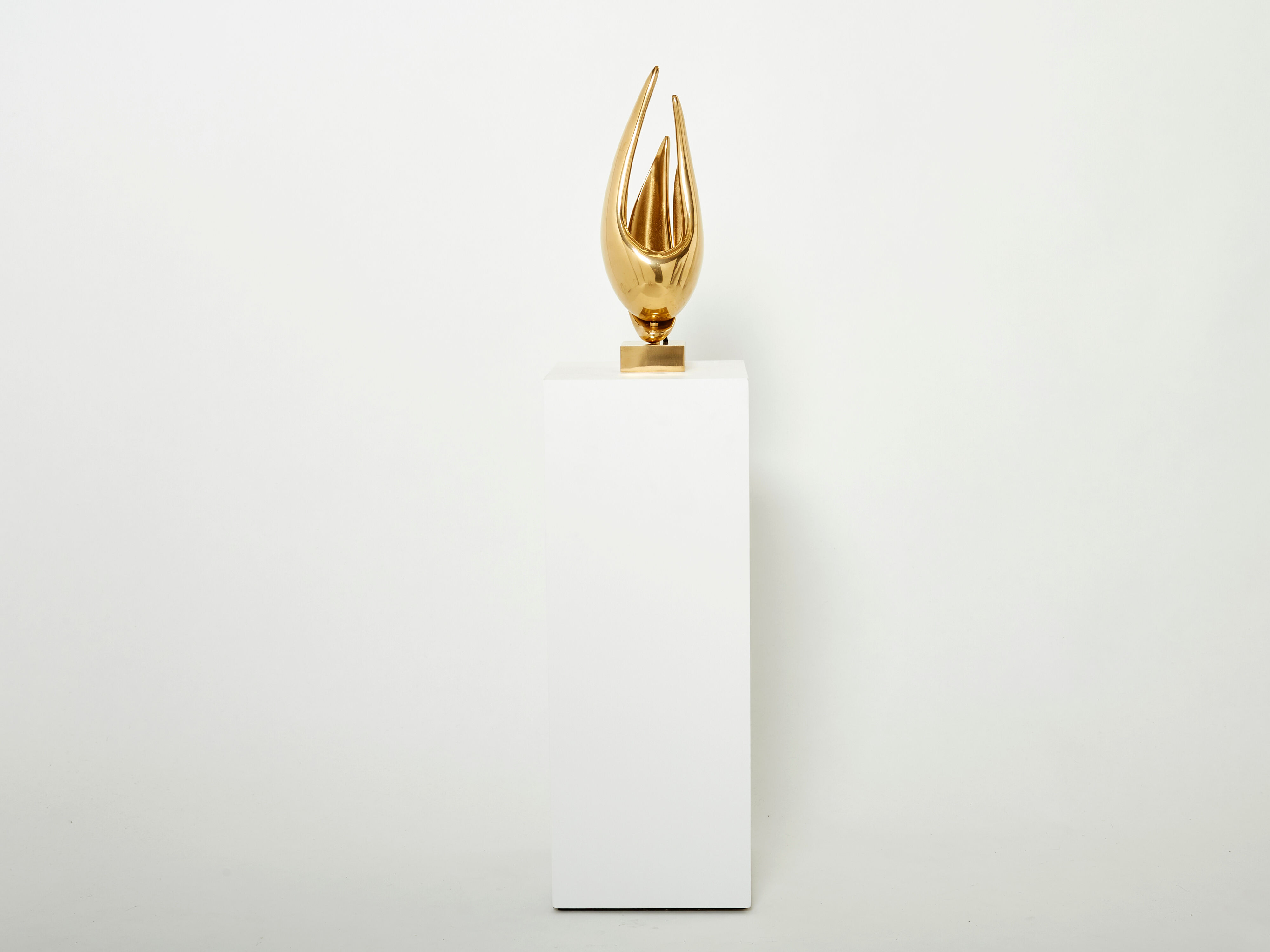 Lamp Michel Armand gilded bronze 1970