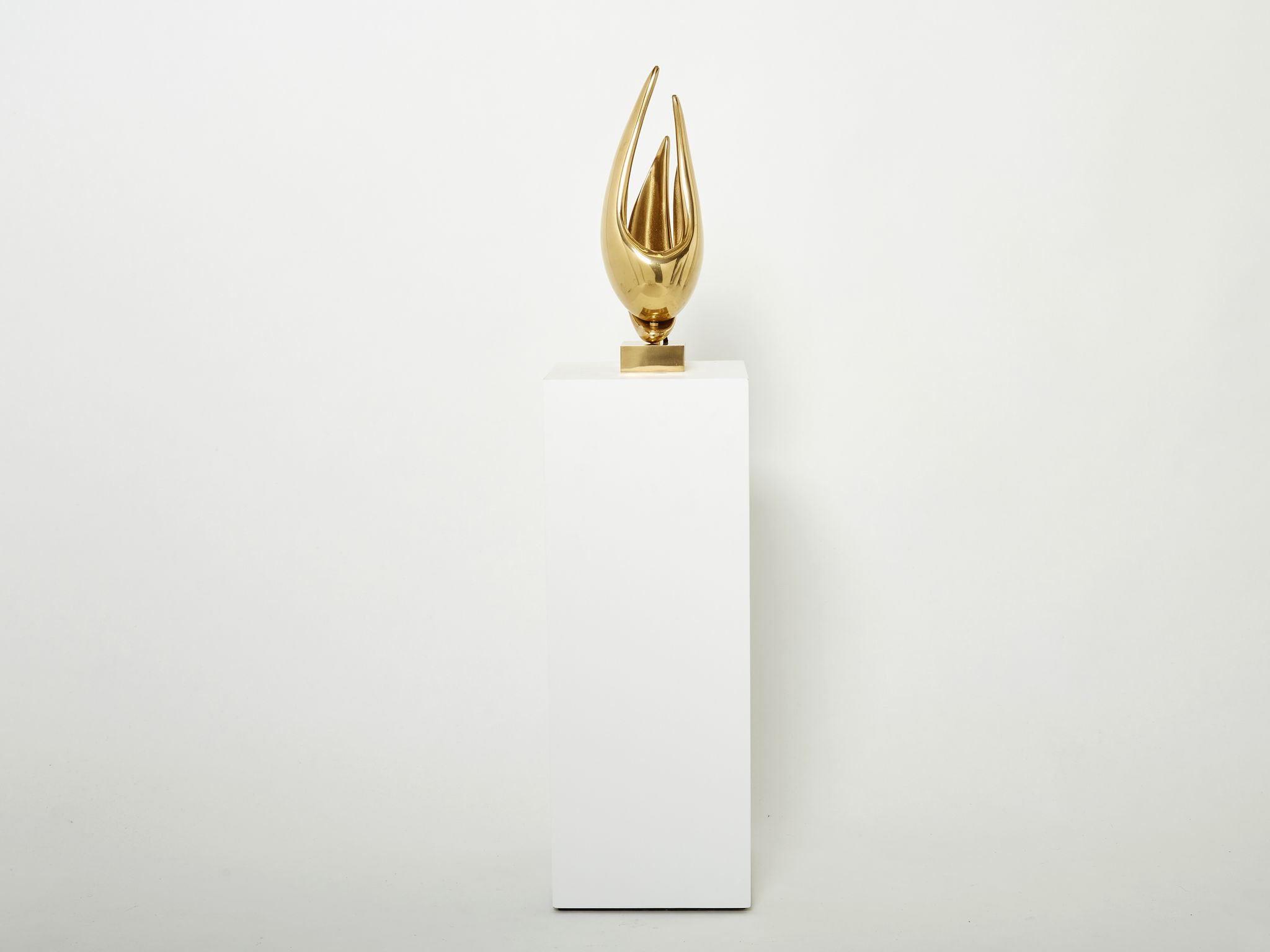 Lamp Michel Armand gilded bronze 1970
