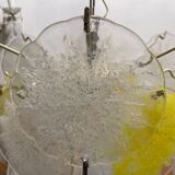 Murano Glass Disc Snowflake Chandelier 1960’s