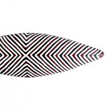 LARGE Zulu Shield 1 meter long Red & black - Tribal wall decoration