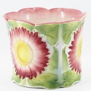 Cache pot vintage en céramique