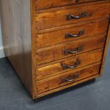 Vintage apothecary furniture in pine, France, 1930s