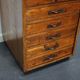 Vintage apothecary furniture in pine, France, 1930s