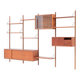 4-Bay Wall Unit by P. Cadovius
