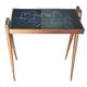 Table en teck et céramique de style scandinave, 1950