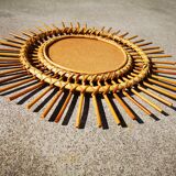 Mirror rattan sun