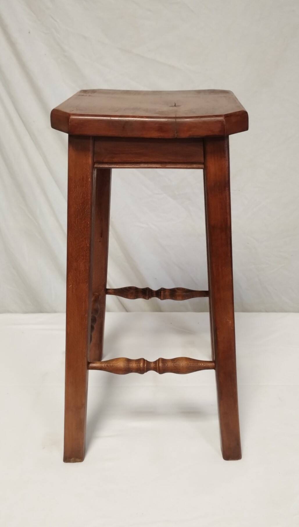 Vintage solid wood stool