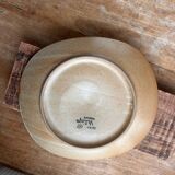 Set of 4 village stoneware plates