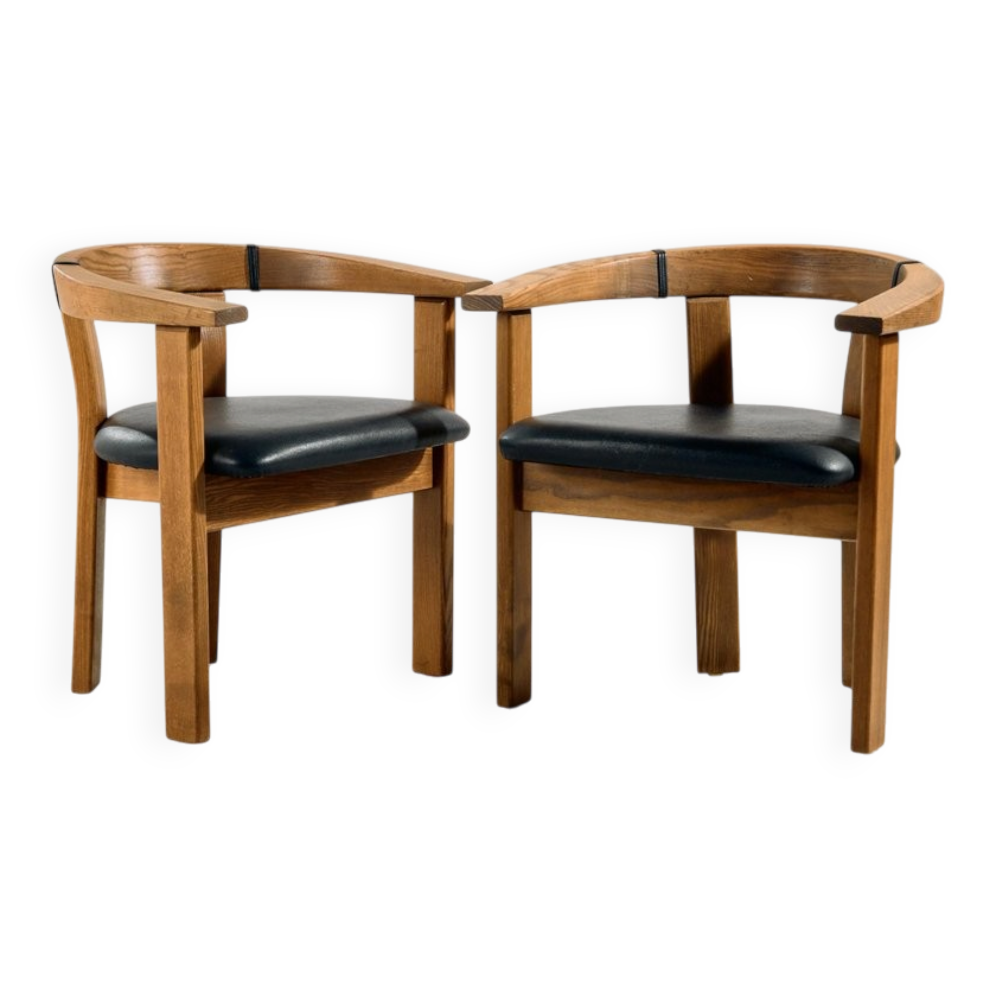 Vintage Oak Armchair by Lars Gangsø, 1970s