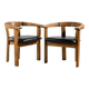 Vintage Oak Armchair by Lars Gangsø, 1970s