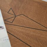 Vintage chest side table