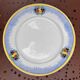 Set of 10 flat plates Boch Frères La Louvière – Art Deco fruit design