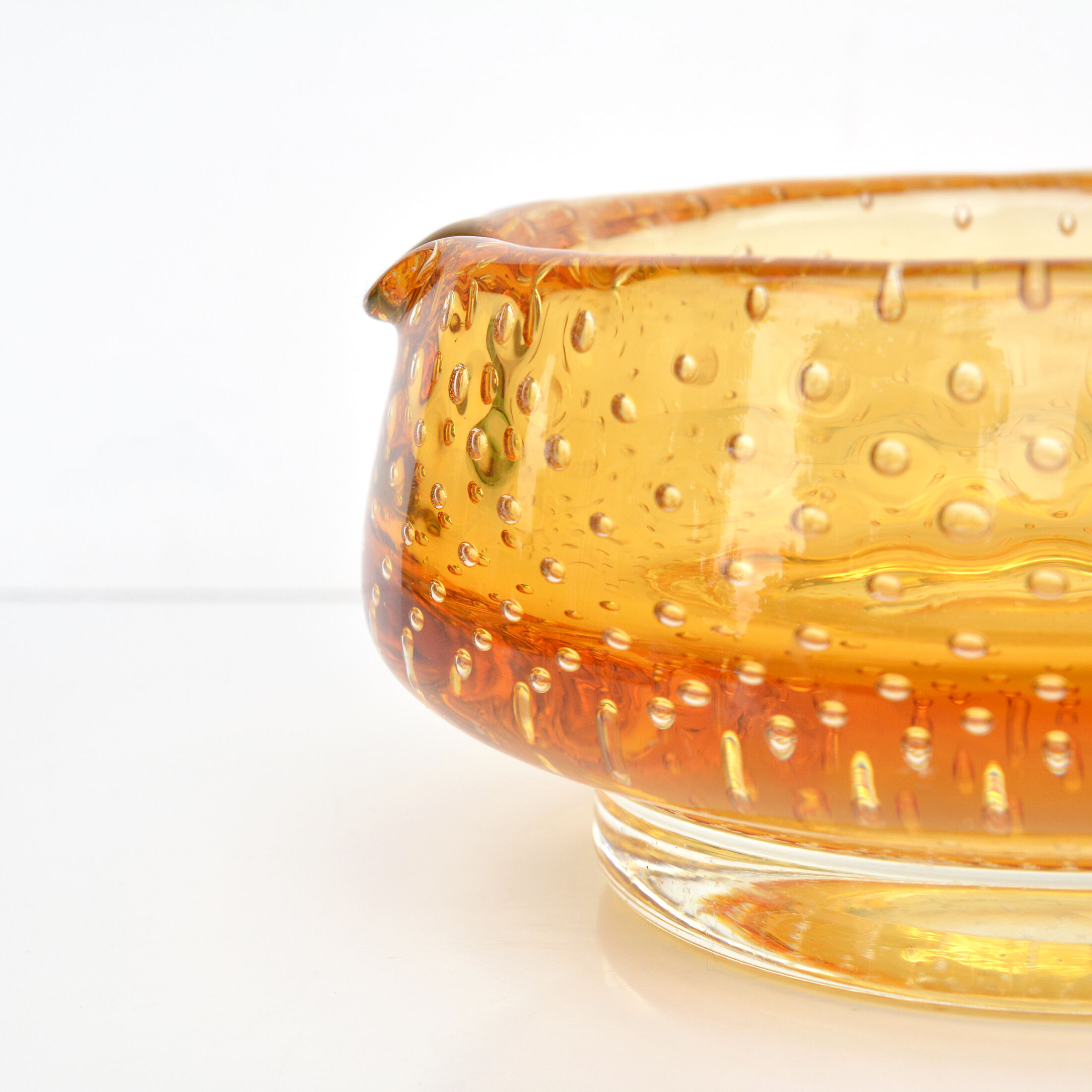 A bowl or ashtray, designed by M. Metelak, Harrachov, Czechoslovakia, 1960s