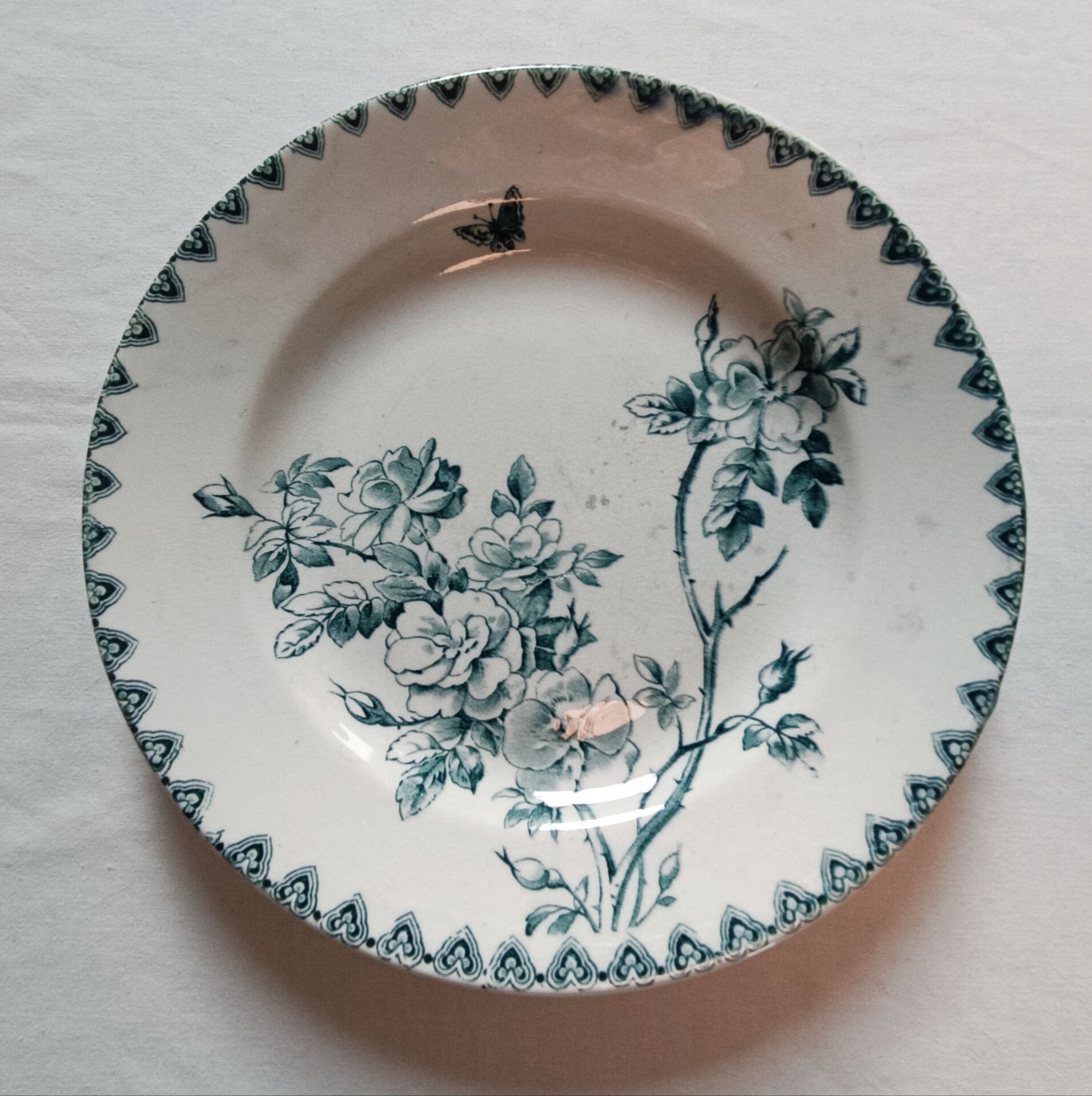Antique plate