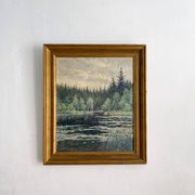 Swedish oil painting landscape Per Sundberg (konstnär)