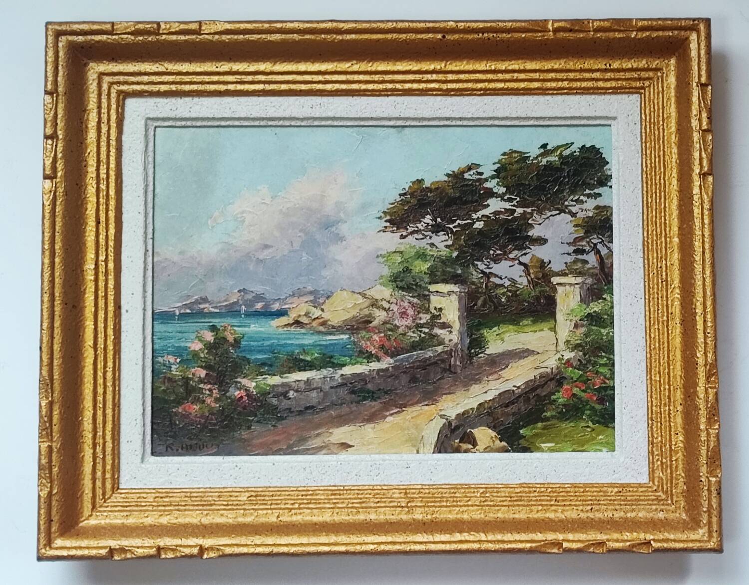 Oil painting by Raoul About