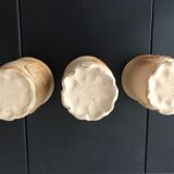 3 Siegburg pottery glasses (Germany)