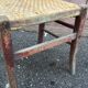2 chairs bistro restaurant tavern brewery 1930 Alsace Tigre Bock Strasbourg