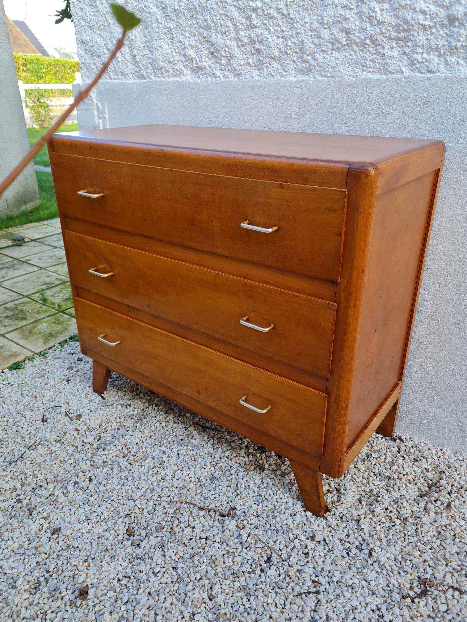 Commode pieds compas 1960