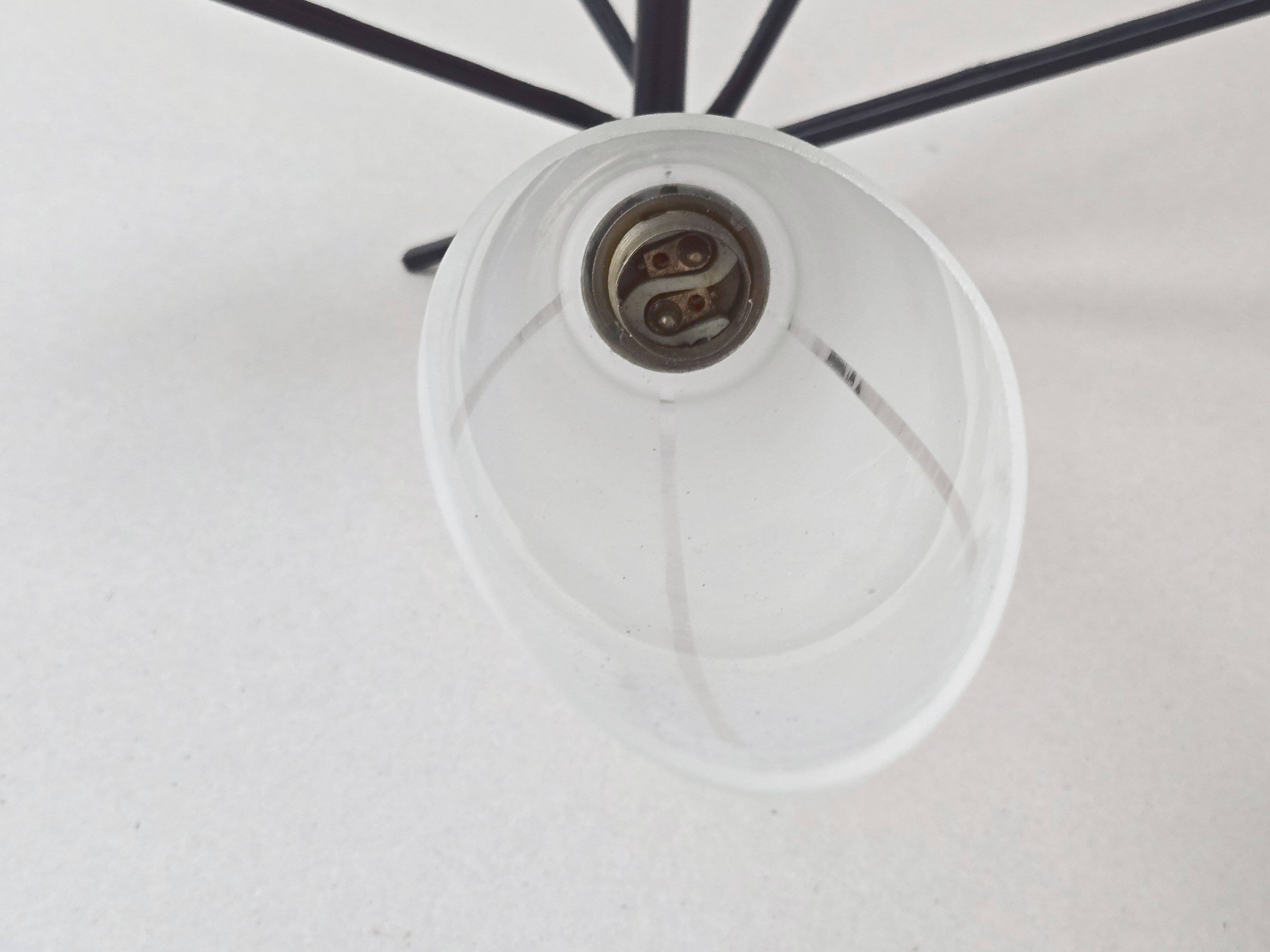Vintage Mikado pendant chandelier 1950