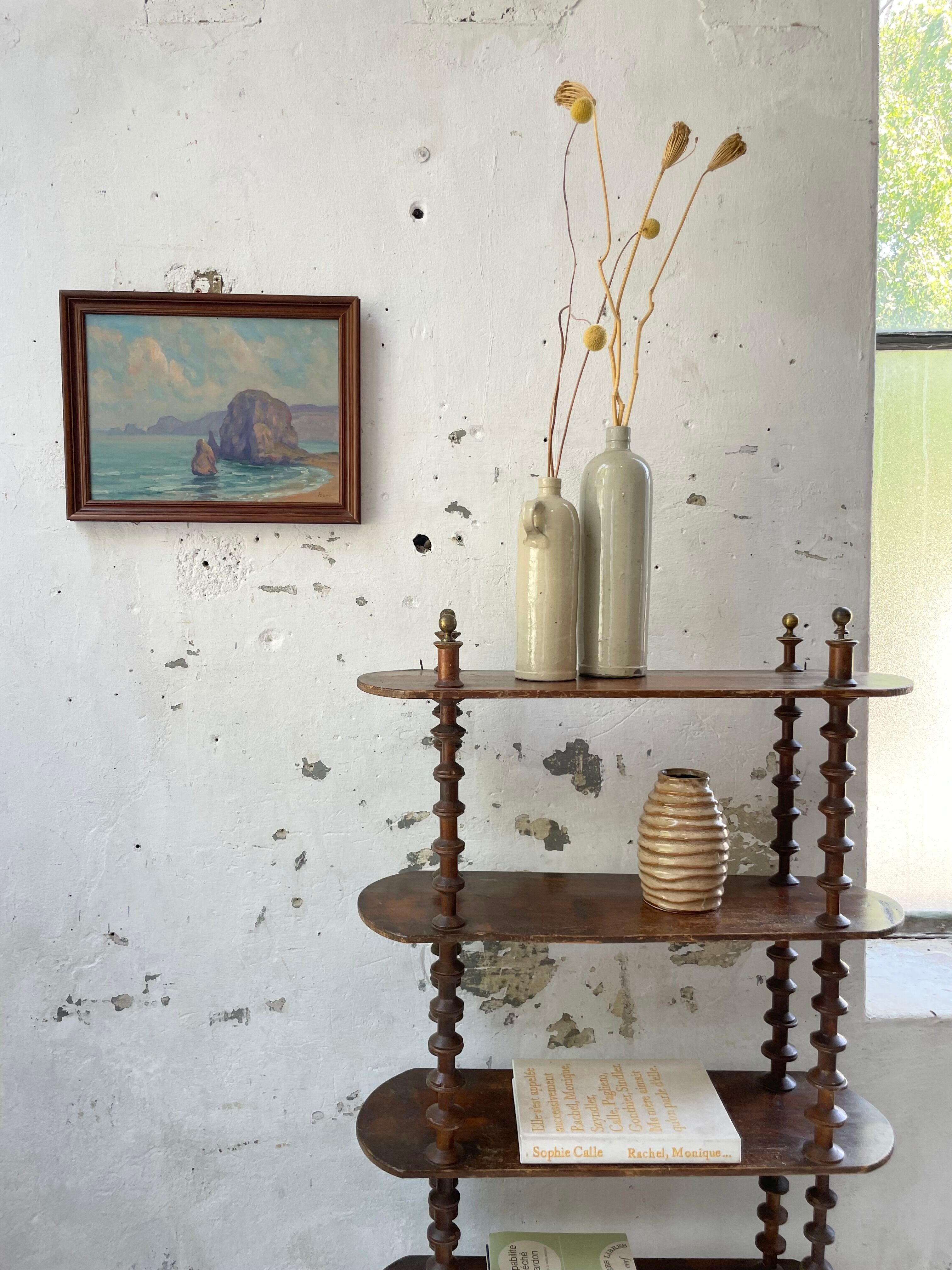 Sea framed oil painting