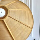 Vintage rattan pendant light