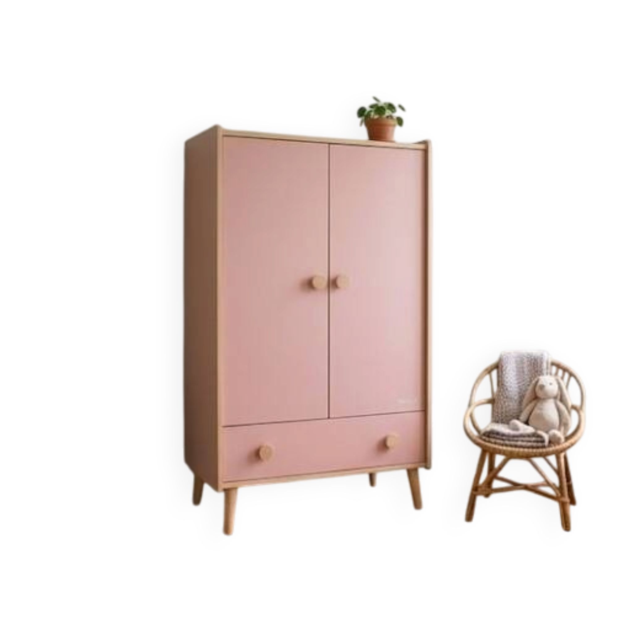 "Fifti" 2-Door Wardrobe Moulin Roty