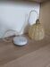Clichy glass in creamy yellow