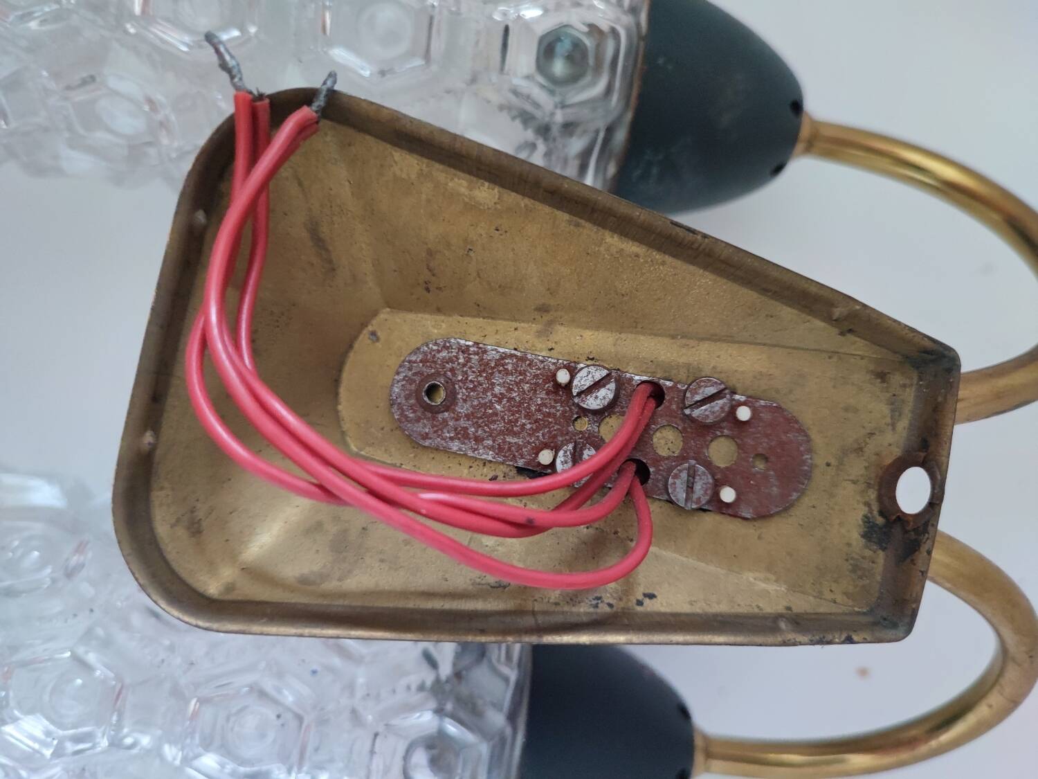 Pair of vintage wall sconces