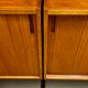 Flexible shelf teak and metal design scandinavian 1950