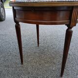Table bouillotte style Louis XVI marble top