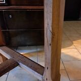 19th century farm table in solid oak