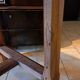 19th century farm table in solid oak