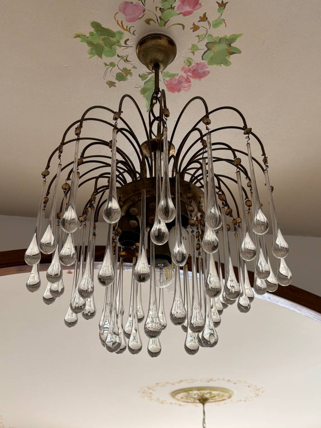 Lustres gouttes en verre de Murano