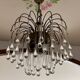 Lustres gouttes en verre de Murano