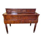 Louis Philippe stepped desk in mahogany