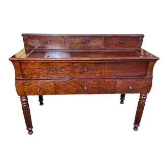 Louis Philippe stepped desk in mahogany