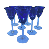Cobalt glasses Saint Louis