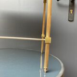 Table d'appoint en marbre et laiton