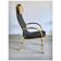 Chaise longue tissée, vintage, Danemark, années 1970