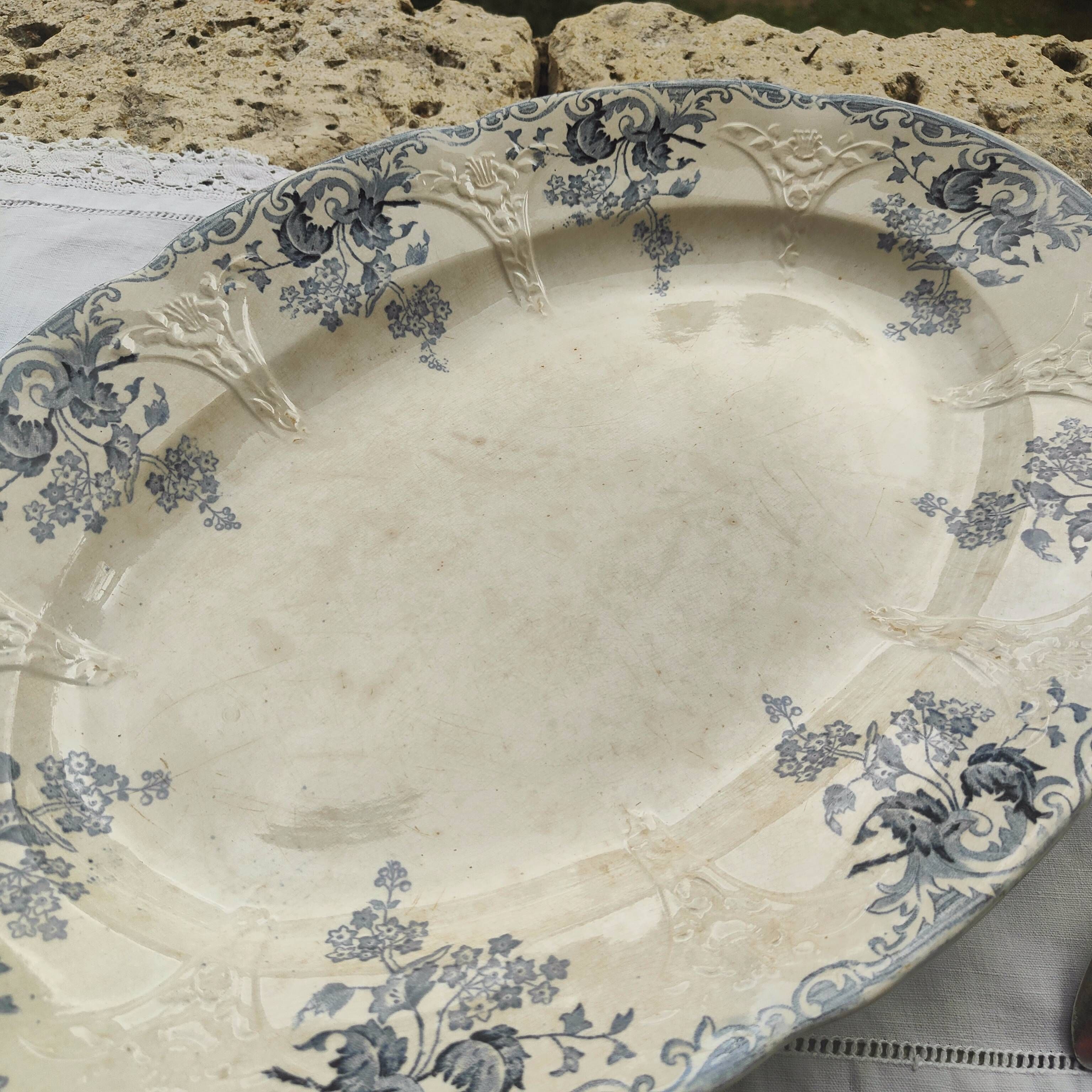 Large dish Longwy