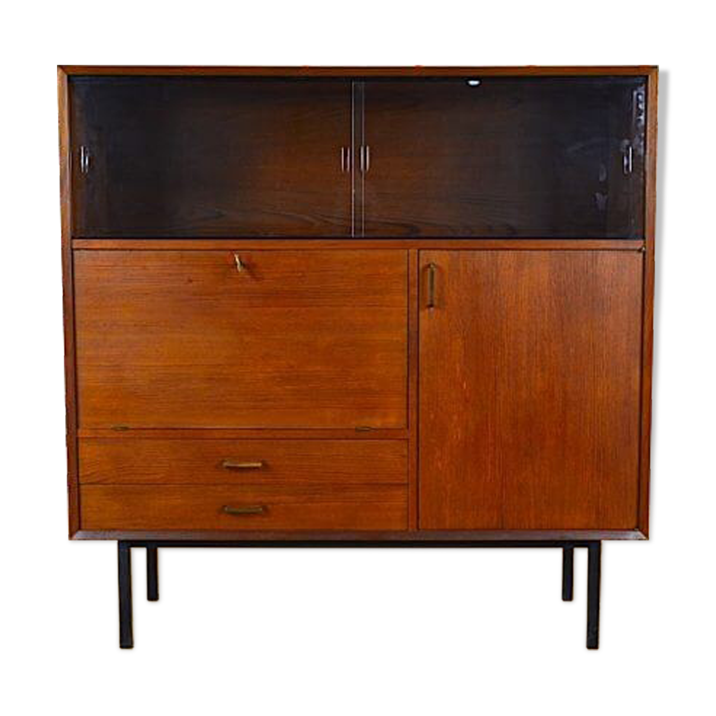 Meuble scandinave en teck vintage 1960 Selency