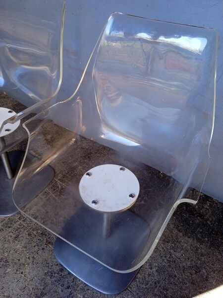 Pair of champagne chairs , Rausch