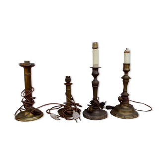 Set of 4 candle holders