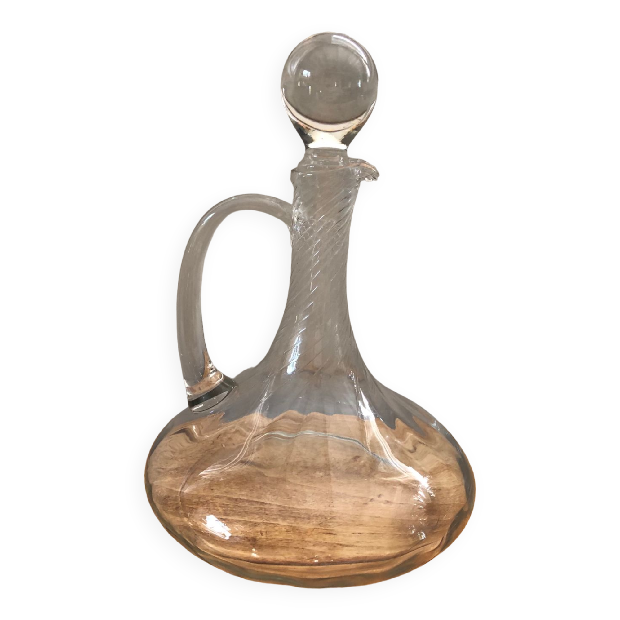 Crystal wine decanter