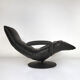 Jori Yoga Relax armchair in black leather